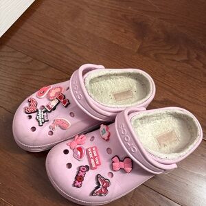 CROCS Pink women Crocs with Charms